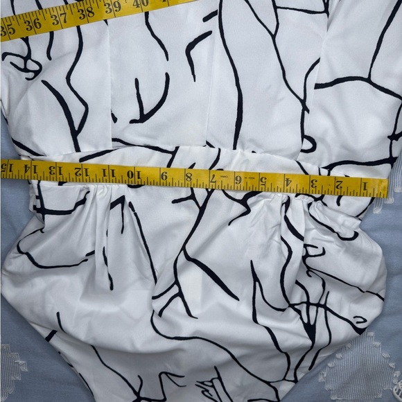 Unbranded Black and White Abstract Jumpsuit Size M. #322 - Picture 17 of 17